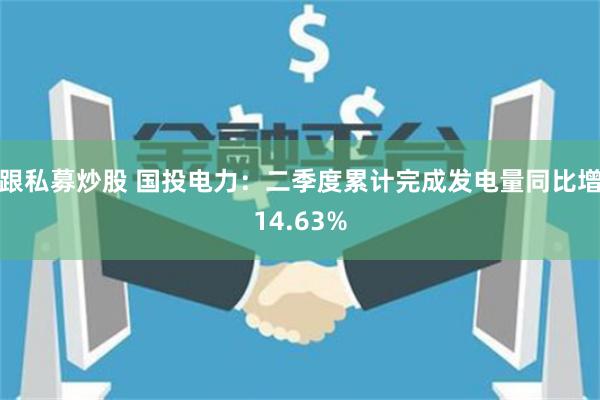 跟私募炒股 国投电力：二季度累计完成发电量同比增14.63%