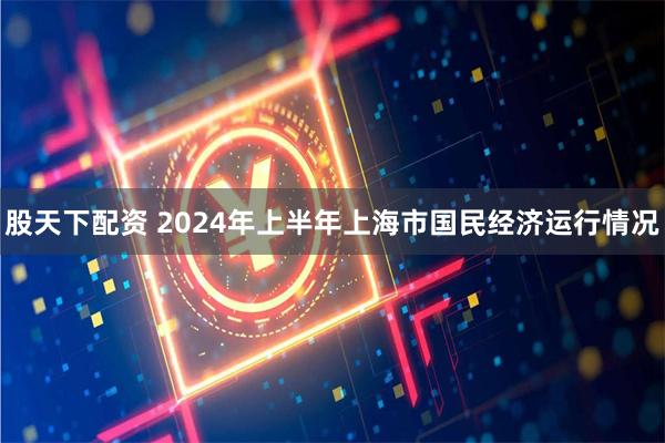 股天下配资 2024年上半年上海市国民经济运行情况